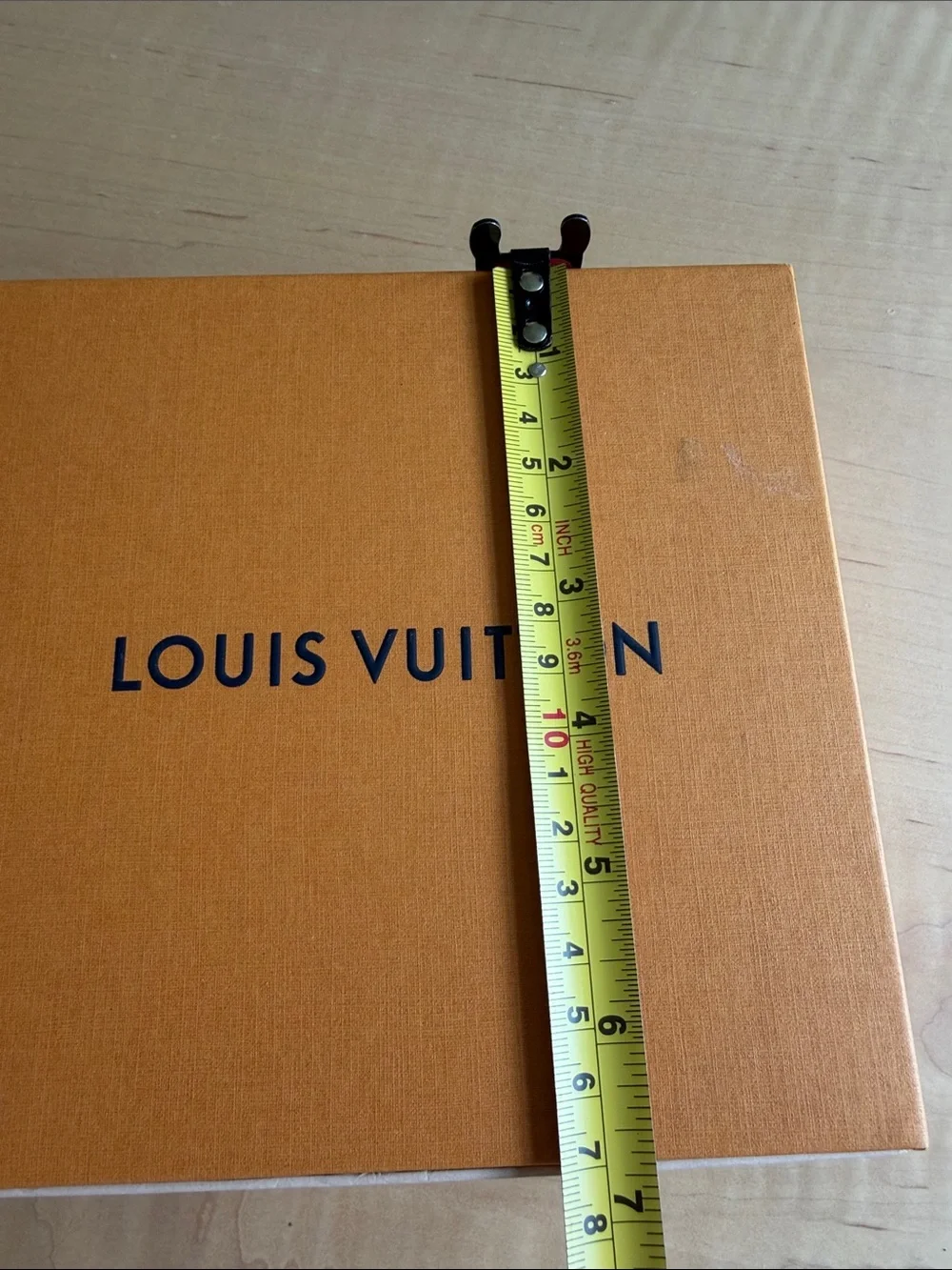 LOUIS VUITTON Box Orange Slide Style - Picture 5 of 7